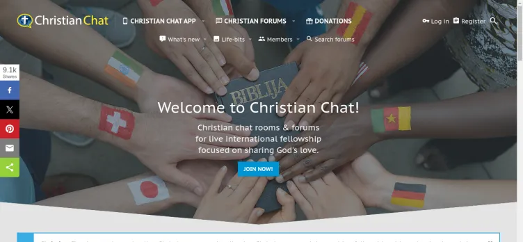 Screenshot ChristianChat