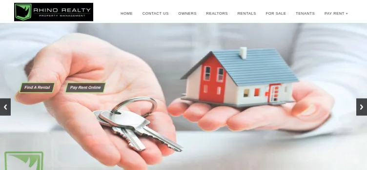 Screenshot Rhino Realty Property Management