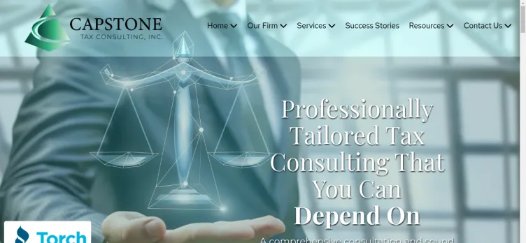 Screenshot Capstone Tax Consulting