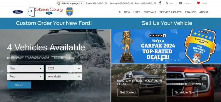 Screenshot Steve Coury Ford
