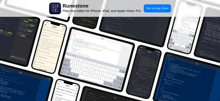 Screenshot Runestone Text Editor