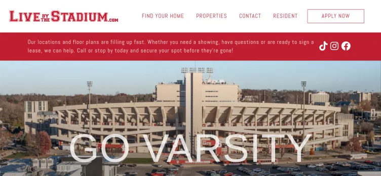 Screenshot Varsity Properties