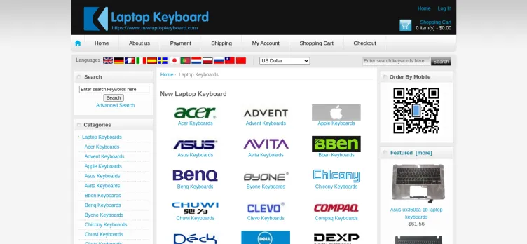 Screenshot Laptop Keyboard