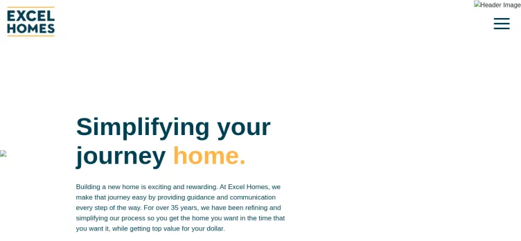 Screenshot Excel Homes
