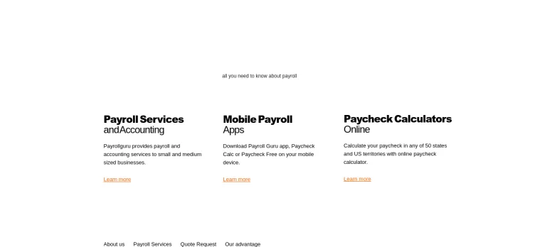 Screenshot Payrollguru