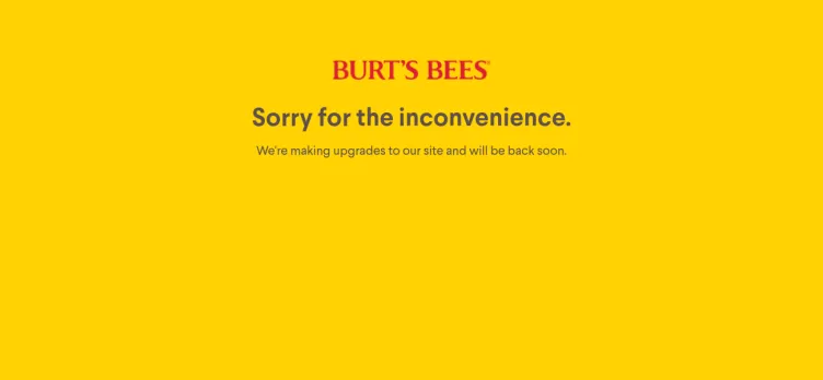Screenshot Burt's Bees