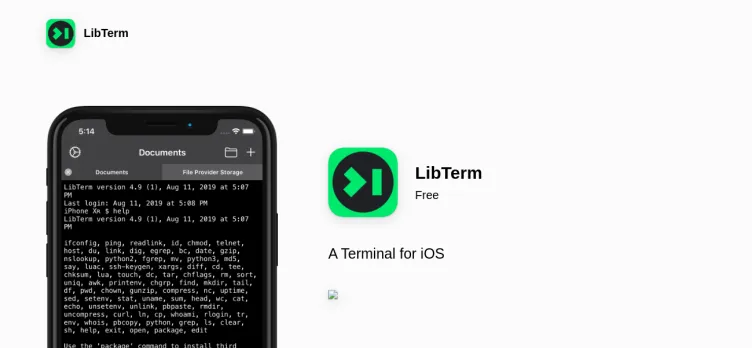 Screenshot LibTerm