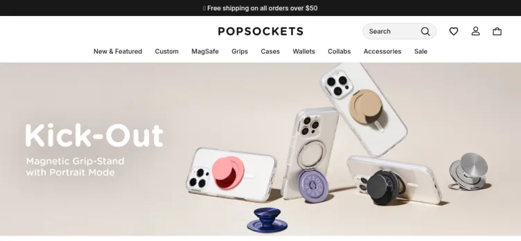 Screenshot PopSockets