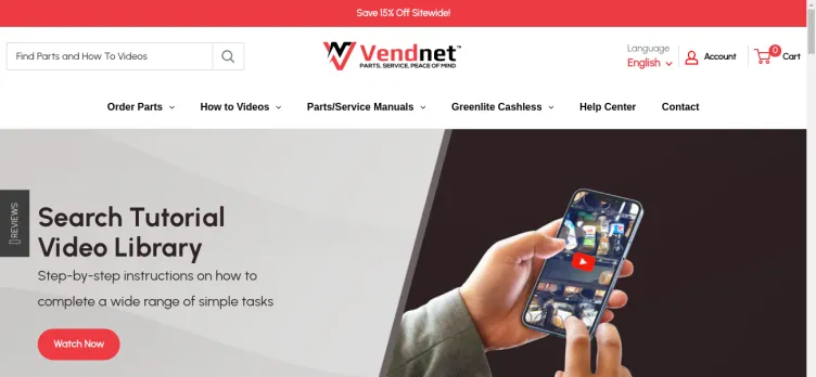 Screenshot Vendnet