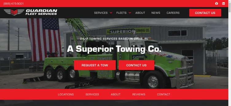 Screenshot A Superior Towing Company