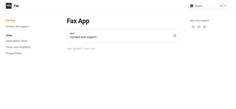 Screenshot Fax App - send from Phone