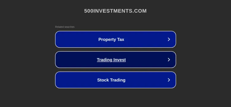 Screenshot 500investments