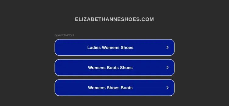 Screenshot ElizabethAnneShoes