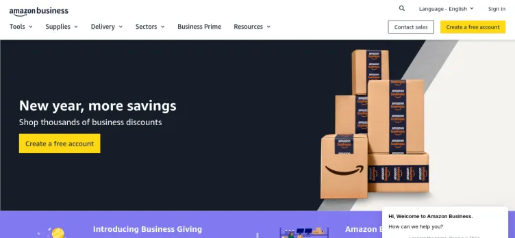 Screenshot Amazon Business