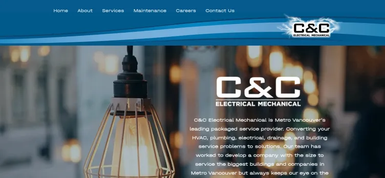 Screenshot C&C Electrical/Mechanical