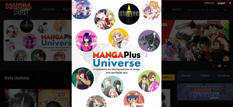 Screenshot MANGA Plus by SHUEISHA