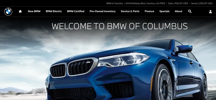 Screenshot BMW of Columbus