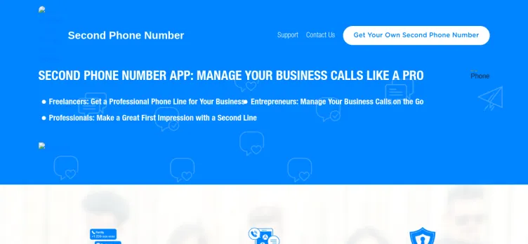 Screenshot Second Phone Number'