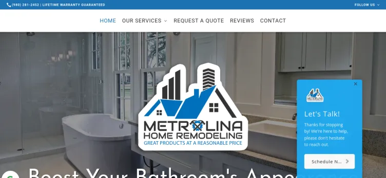 Screenshot Metrolina Home Remodeling