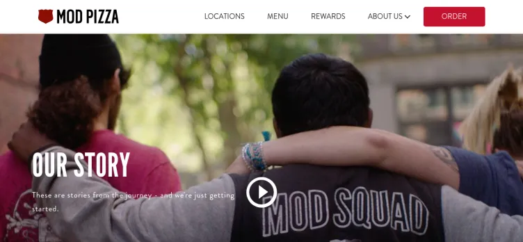 Screenshot MOD Pizza