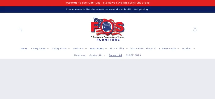 Screenshot FOS Furniture