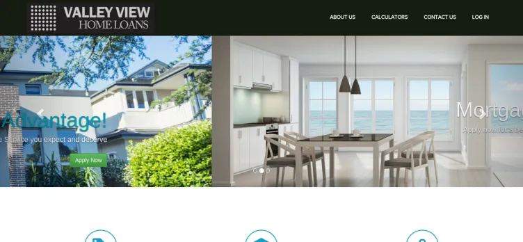 Screenshot Valley View Home Loans