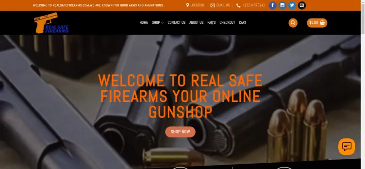 Screenshot Real Safe Firearms