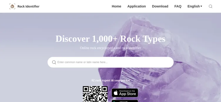 Screenshot Rock Identifier