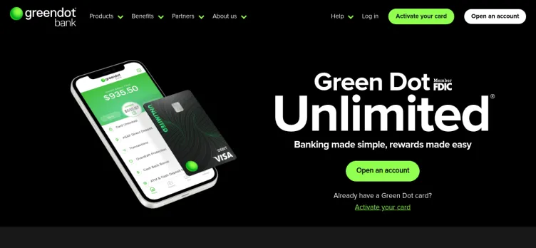 Screenshot Green Dot - Mobile Banking