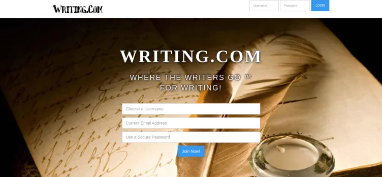Screenshot Writing.com
