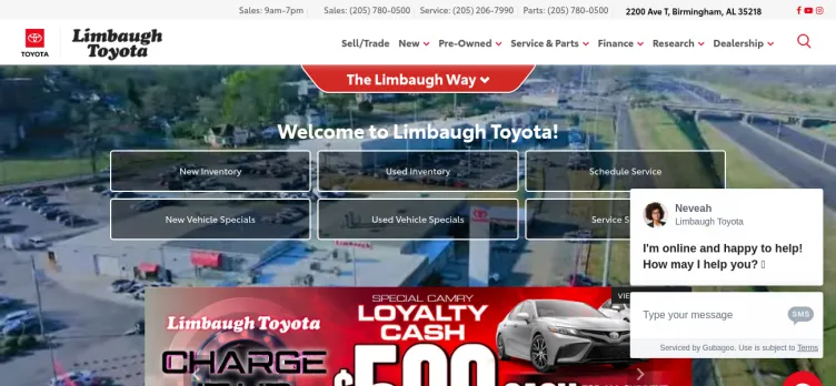 Screenshot Limbaugh Toyota