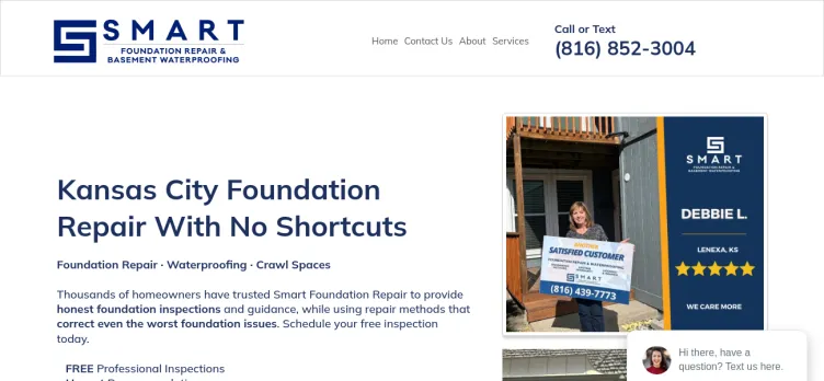 Screenshot Smart Foundation Systems