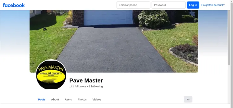Screenshot Pave Master Asphalt & Concrete