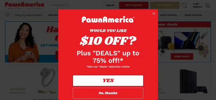 Screenshot PawnAmerica