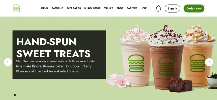 Screenshot Shake Shack