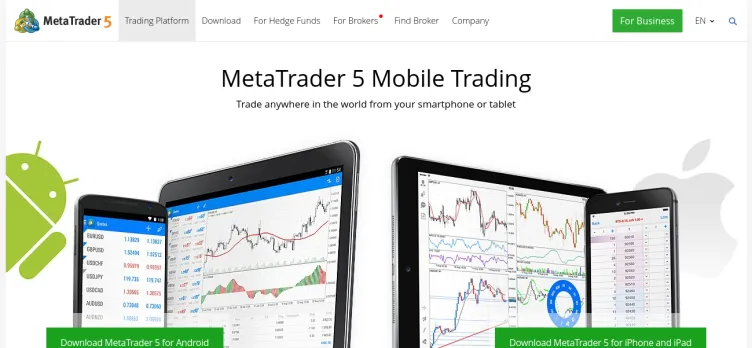 Screenshot MetaTrader 5