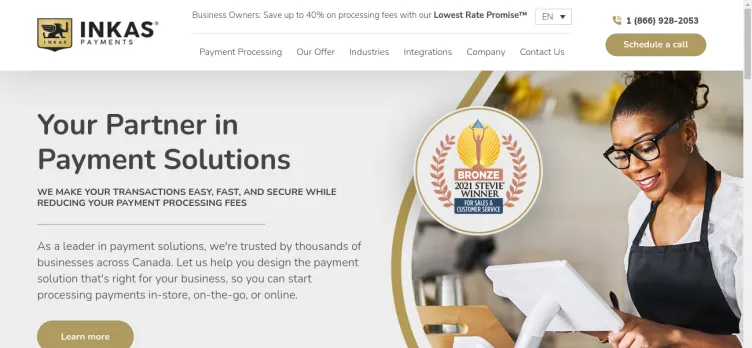 Screenshot Inkas Payments Corporation