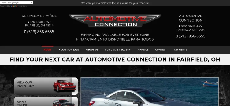 Screenshot Automotive Connection