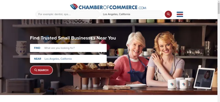 Screenshot Chamber of Commerce