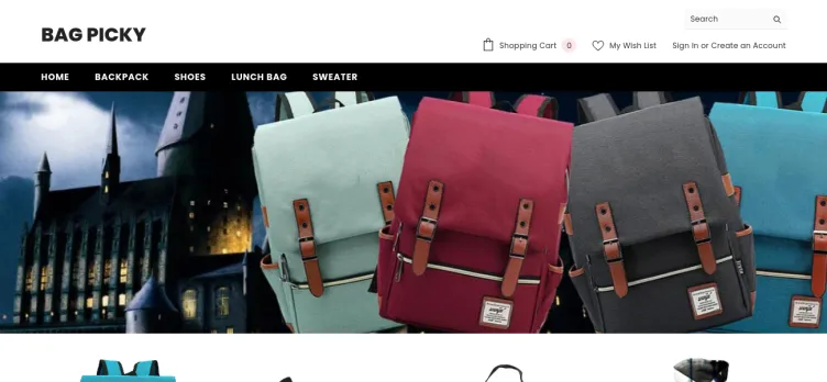 Screenshot Bag picky
