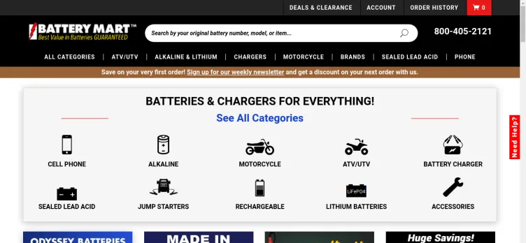 Screenshot Battery Mart