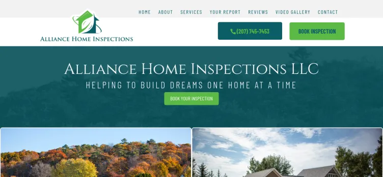 Screenshot Alliance Home Inspections