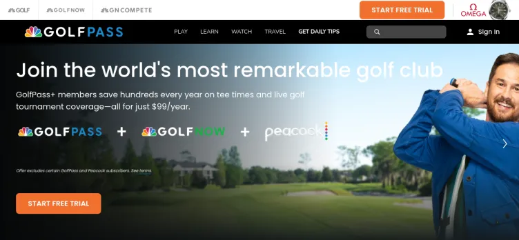 Screenshot GolfPass