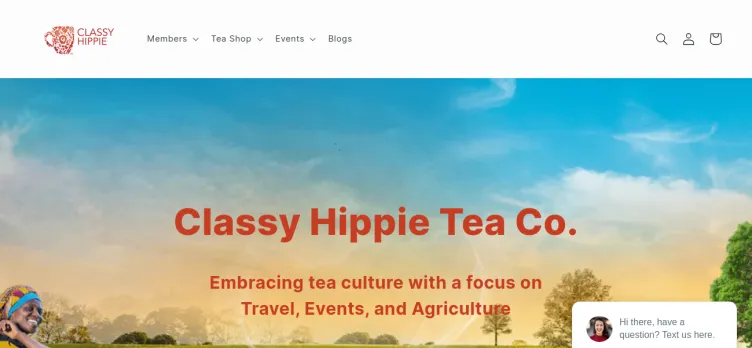 Screenshot Classy Hippie Tea