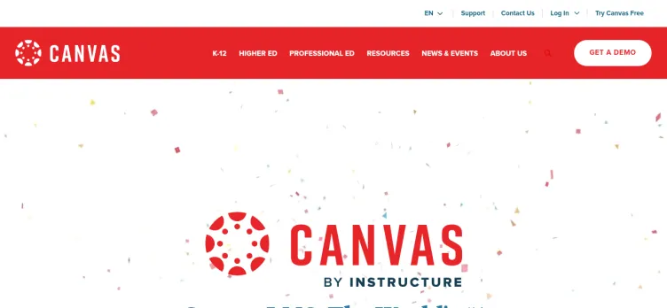 Screenshot Canvas Student