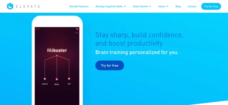 Screenshot Elevate - Brain Training Games