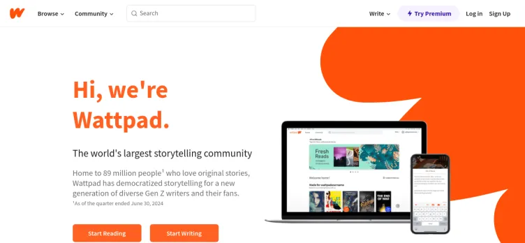 Screenshot Wattpad - Read & Write Stories