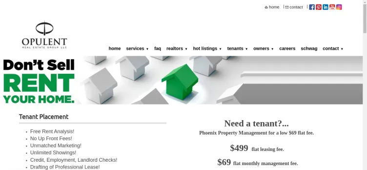 Screenshot Opulent Real Estate Group