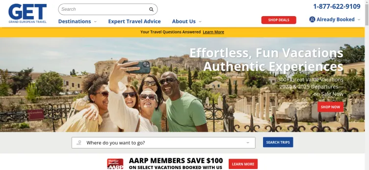 Screenshot Grand European Travel