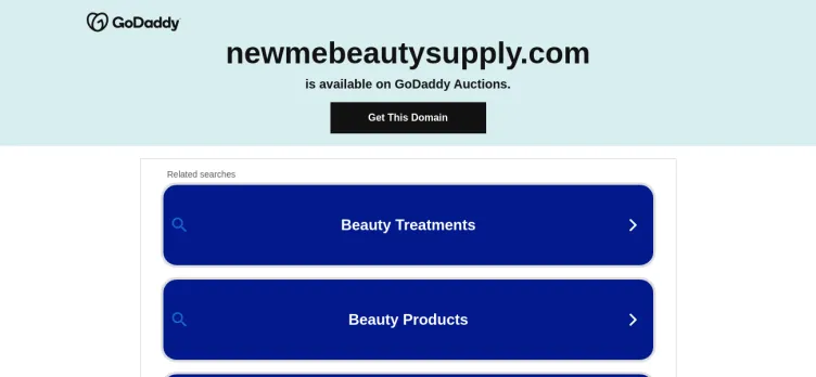 Screenshot New Me Beauty Supply